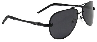 CAYUGA POLARIZED SUNGLASSES (YACHTER'S CHOICE) Black Matte Black